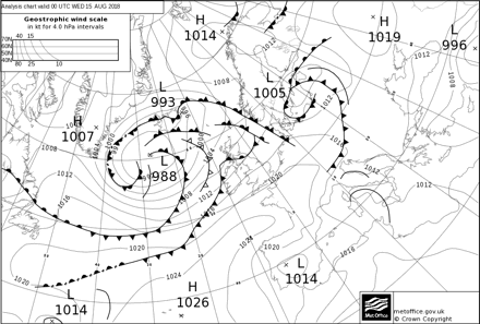 Isobaren (bron: MetOffice)