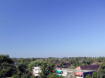 Blauwe lucht (foto: onbekend)